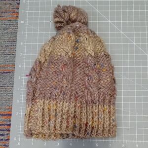 Speckled Knit Pom-Pom Beanie for Kids